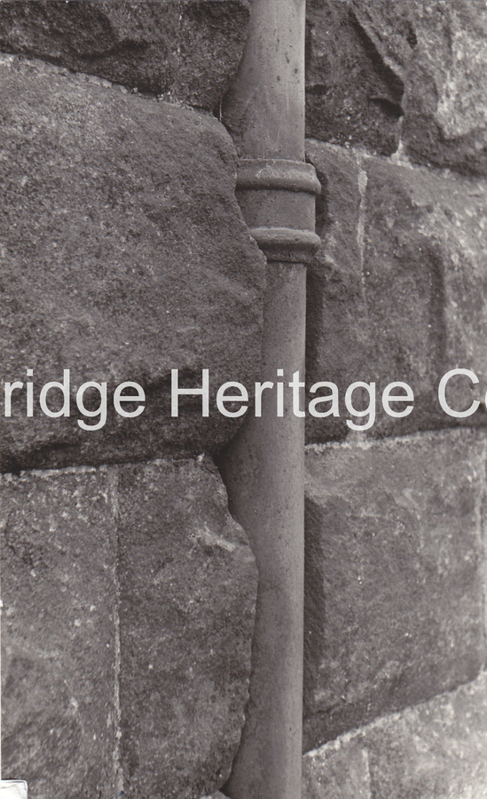 350D - Railway - Recessed downspout on Victoria Mill  - 1966